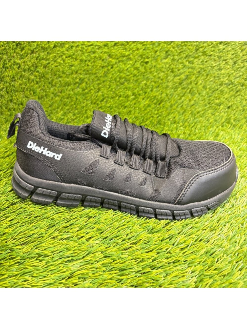 DieHard Bonneville Mens Size 6.5 Black White Composite Toe Safety Work Shoes
